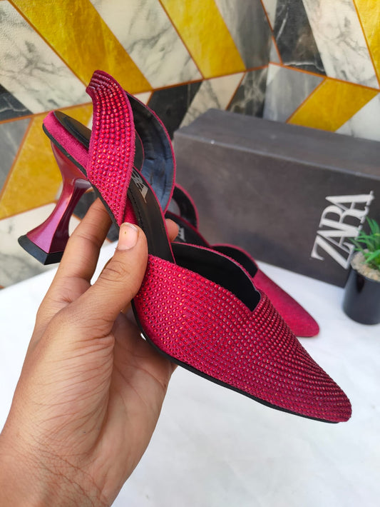 Zara Betki Heel – Official Model | Premium Party Wear Heels
