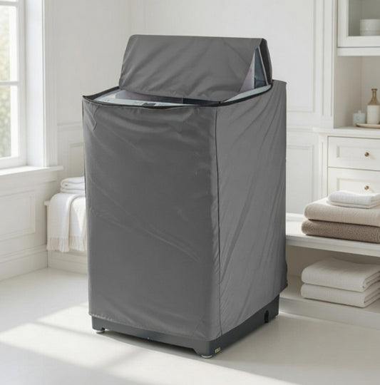 Premium Quality 12-15 kg Washing Machine cover silver waterproof,sun screen and Dust proof protector