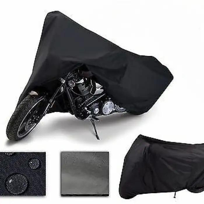 Bike Top Cover Water & Scratch Proof Bike Top Cover Bike PARACHUTE with Pu Coating - Fits for cd70CC, and 125cc all bikes