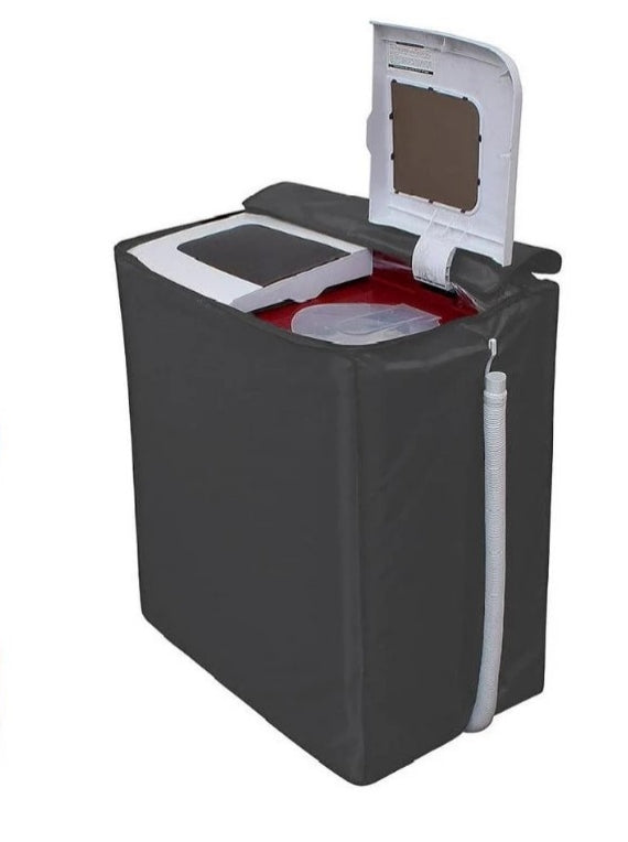washing machine cover Double Washing Machine Cover – Waterproof & Dustproof for Washer and Dryer